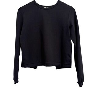 Mason by Michelle Mason Crop Split Back Sweatshirt 
Top XS